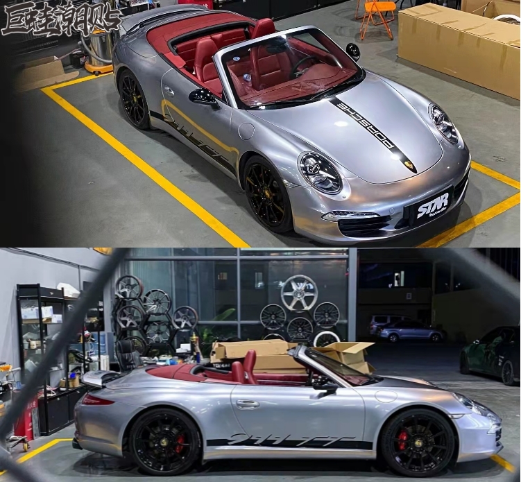 巨蛙潮贴纸全车新款保时捷
