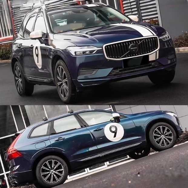 适用沃尔沃XC60车贴拉花XC40车身改装贴纸V60引擎盖装饰拉花XC90