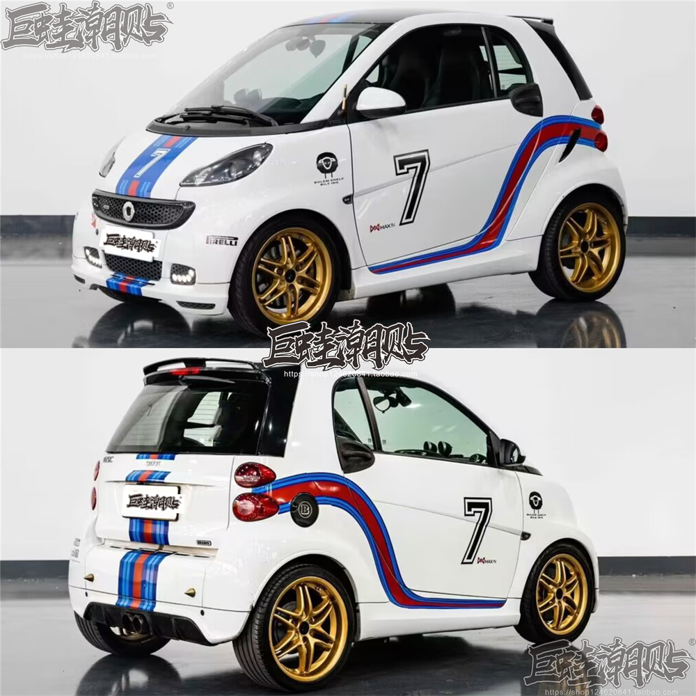 MARTINI车贴拉花防水防晒