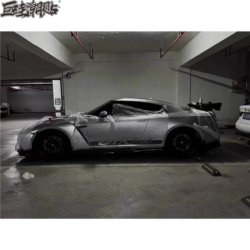 日产战神GTR车贴拉花 R35 370Z汽车改装车门侧裙个性运动装饰贴纸