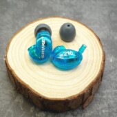 隔音有线耳机hifi监听耳塞四色 SE215蓝色耳机头入耳式 Shure 舒尔