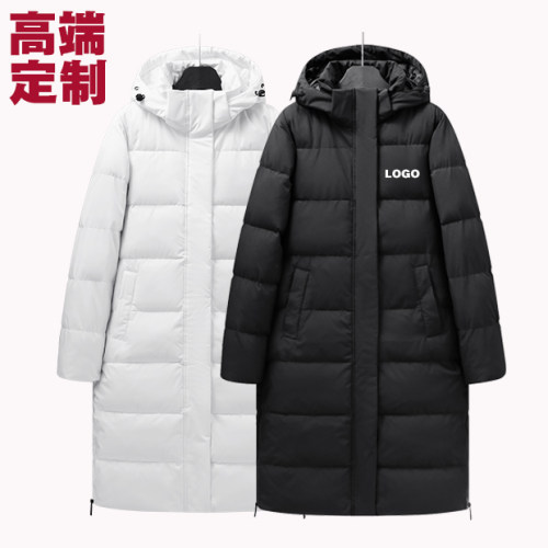 中长款艺考过膝羽绒服定制LOGO