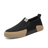 男2026新款 一脚蹬懒人布鞋 春季 帆布鞋 男士 透气休闲鞋 潮流百搭男鞋