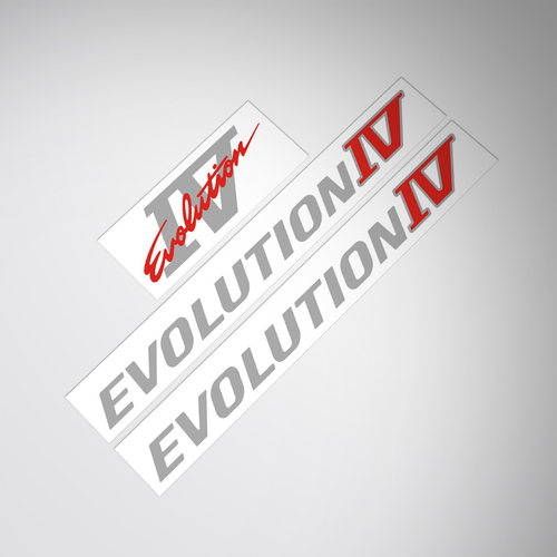适用三菱EVO4代车贴纸贴花Mitsubishi Evolution4车身贴车门订制