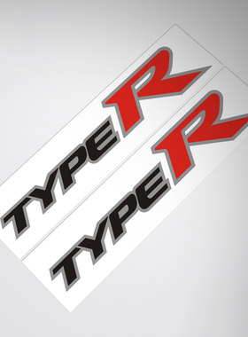 适用本田思域 Honda Civic Type R 汽车贴纸贴花划痕贴Sticker