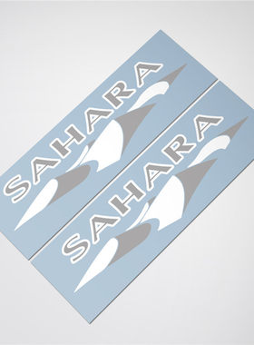 Sahara车身贴纸两张不分左右