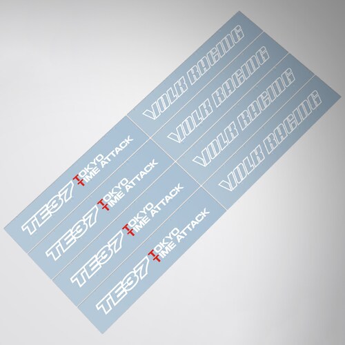 适用 TE37TT Volk Racing Rays  轮毂轮圈胎铃改装汽车贴纸贴花