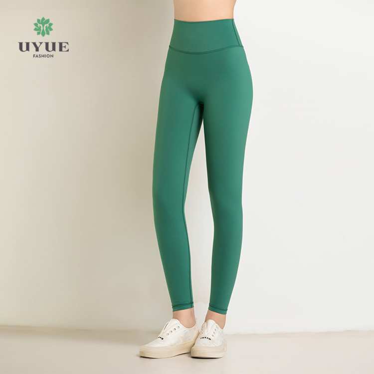 优越时尚瑜伽裤女裸感高腰长裤提臀显瘦弹力健身跑步普拉提九分裤