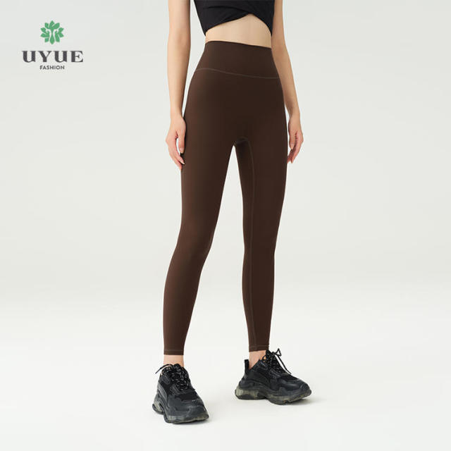 优越时尚瑜伽长裤女秋冬裸感高腰裤显瘦保暖跑步运动普拉提健身裤