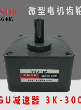 CNDF齿轮减速箱调减速马达电机齿轮箱6GU-3K6GU5K6GU-7.5k6GU10K