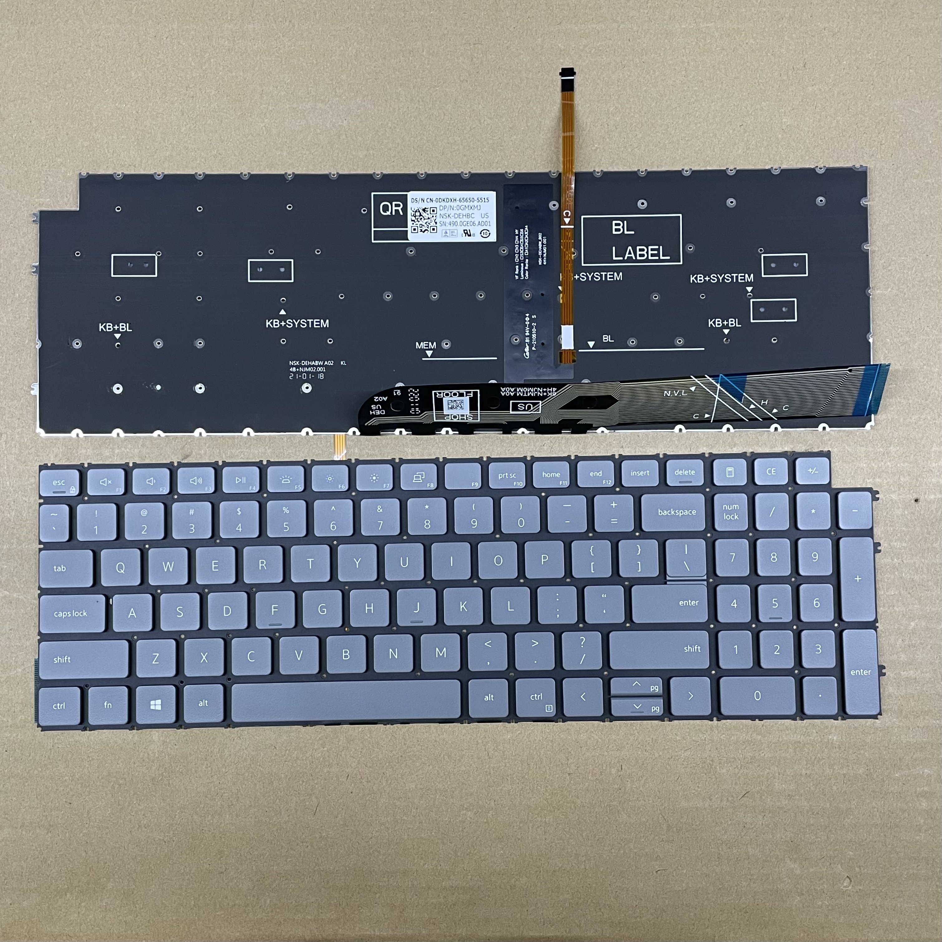 全新 Dell戴尔 Inspiron 3511 3515 15 5510 5515 5518 7510键盘