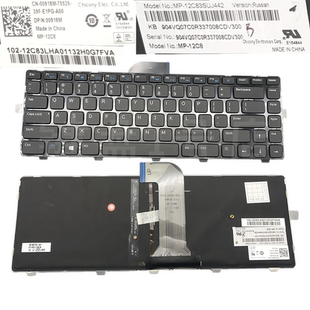 5437 M431R 5523 3440背光键盘 5435 3421 5421 戴尔dell 3437