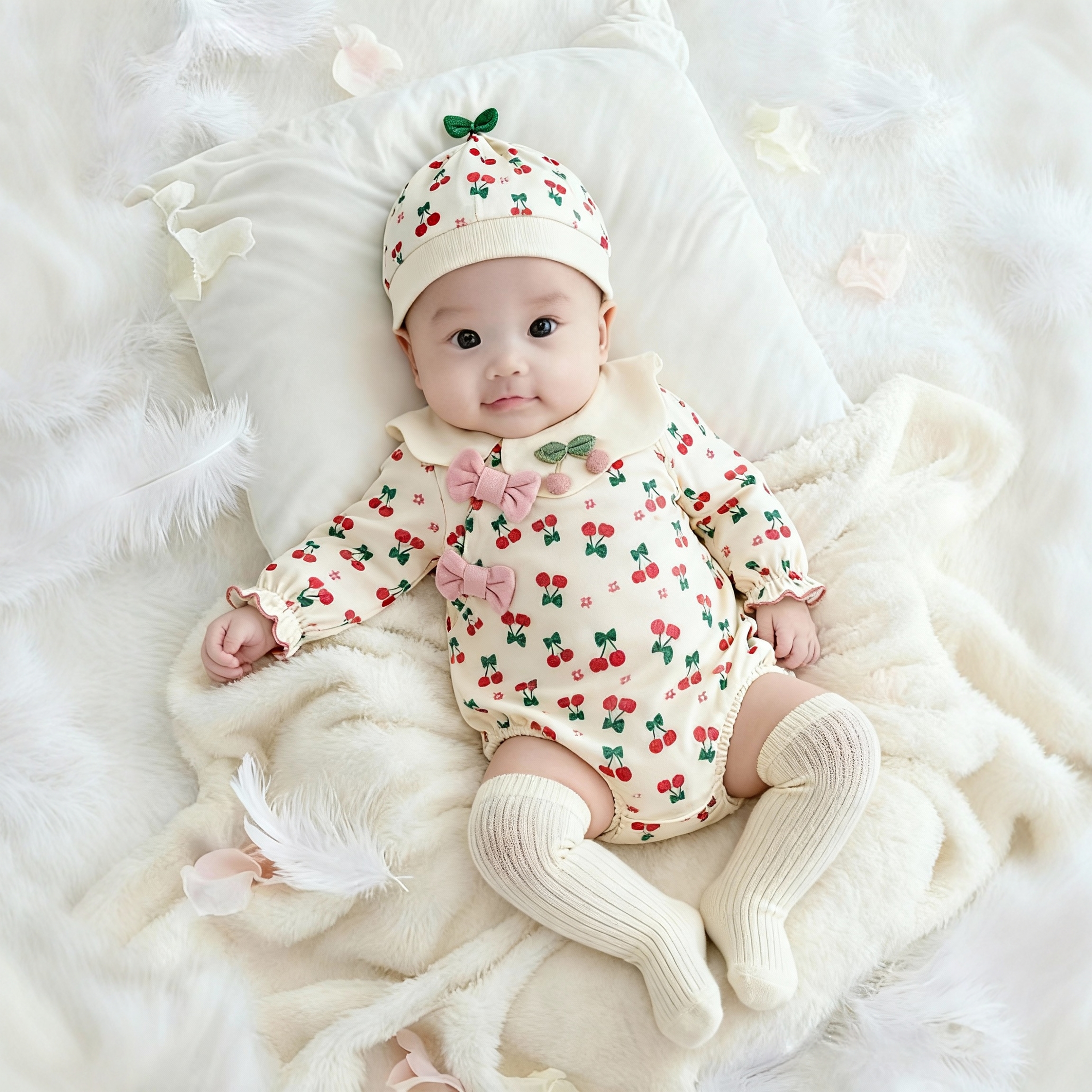 女宝宝4个月女婴超萌公主礼服