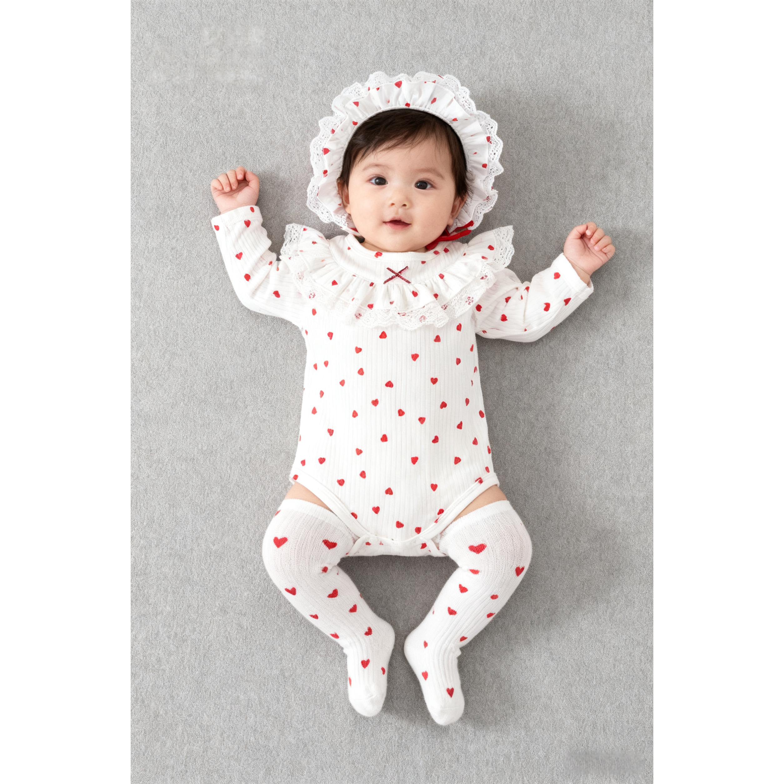 满月百天宝宝衣服女婴儿小月龄