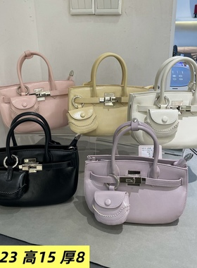 时尚半圆包手提女包2026新款轻奢潮流9658洋气百搭单肩斜挎包