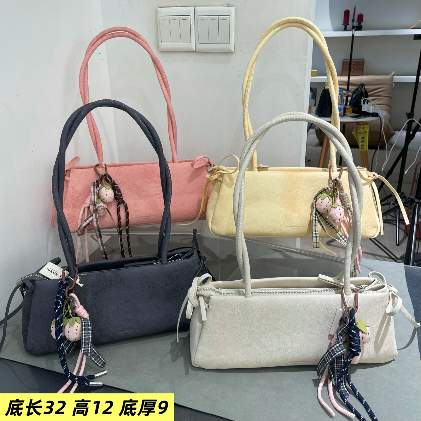 可彼娜女包2026新款韩版休闲腋下378轻奢气质百搭复古女士包潮