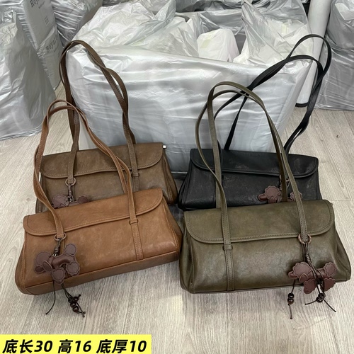 哑光复古腋下女包2026新款洋气质感韩版时尚高级感个性通勤托特