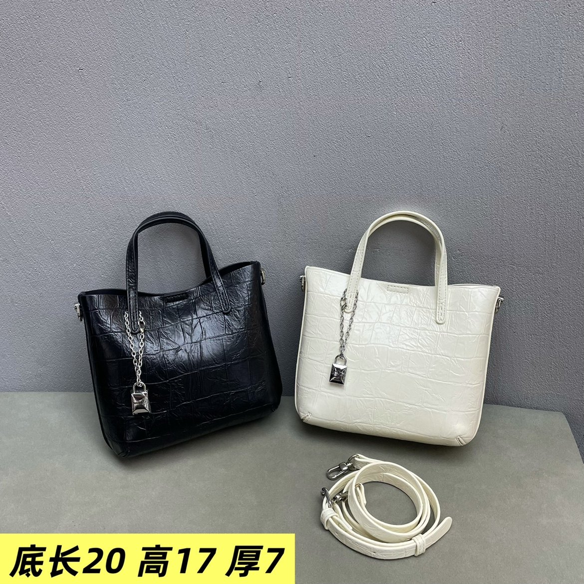 鳄鱼纹软皮手提分层实用时尚女包2026新款质感潮流简约单肩斜挎包,箱包皮具/热销女包/男包,通用款女包,淘宝优惠券,粉丝福利购,淘宝优惠卷