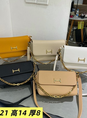 荔枝皮H早春韩版质感女包2026新款256502轻奢大气欧美斜挎小方包