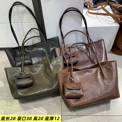 气质托特单肩女包2026新款洋气韩版质感欧美时尚潮流上班潮包