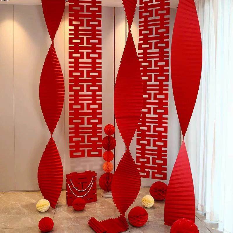 折叠瓦楞纸婚庆道具波浪折纸喜庆装饰结婚套装超长拉花长条喜,节庆用品/礼品,堵门/游戏道具,淘宝优惠券,粉丝福利购,淘宝优惠卷