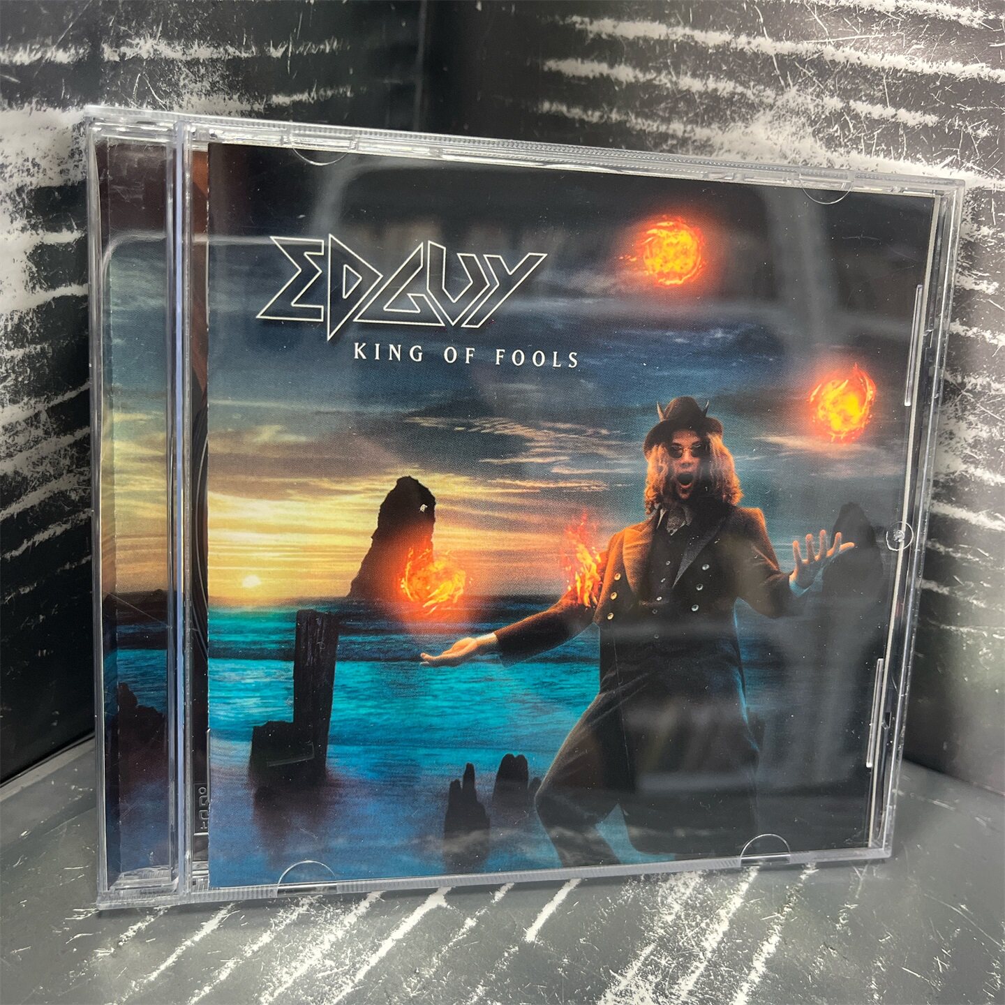 Спид-метал Edguy-День короля дураков с наклейкой CD NM Изображение 1