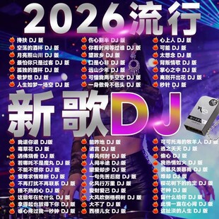 重低音DJ车载U盘2026新款抖音流行中文dj无损高音质车用音乐优盘