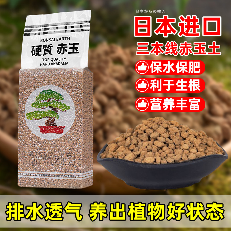 日本进口硬质赤玉土营养土