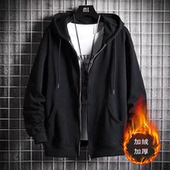 秋冬美式 大码 拉链开衫 宽松慵懒风连帽卫衣女oversize加绒加厚外套