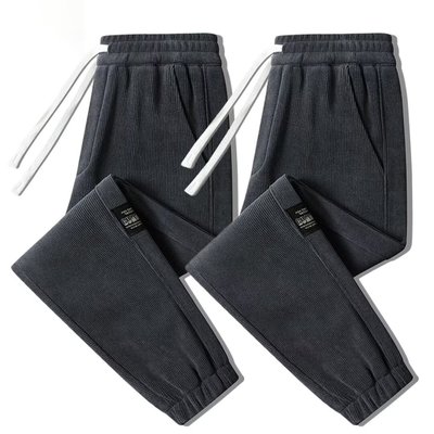 清仓捡漏干活穿的裤子耐磨上班工装束脚灯芯绒裤女冬季休闲运动裤