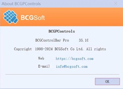 BCGControlBar Pro v35.1 BCGSoft MFC界面库界面美化BCG35.1
