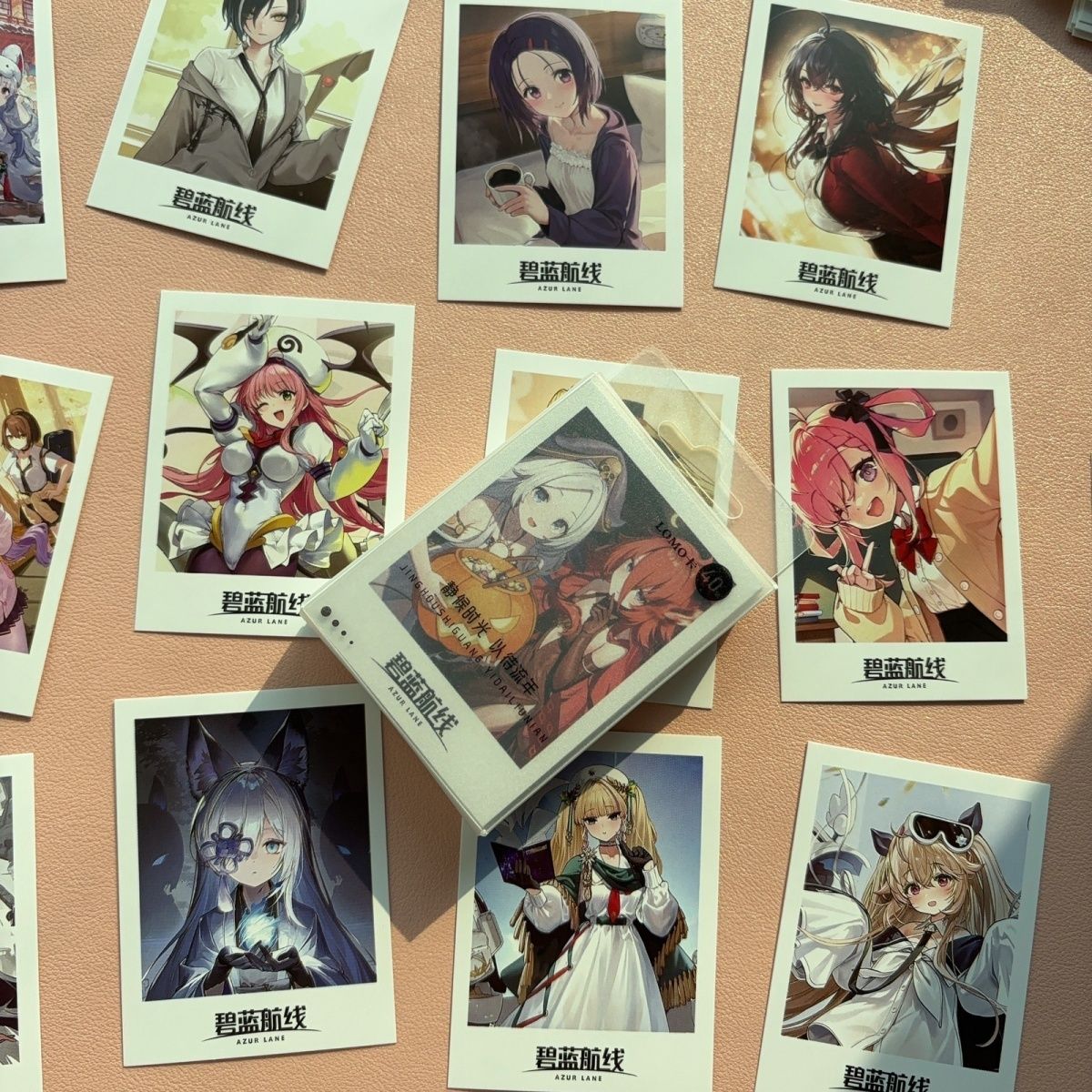 新品碧蓝航线lomo卡卡通可爱少女游戏角色周边盒装高清LOMO卡明信