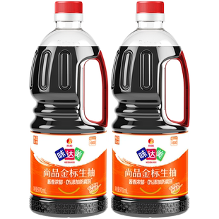 欣和(Shinho)味达美味极鲜共3.43KG零添加防腐剂生抽酱油调味