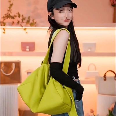 日本新款帆布包休闲小众斜挎包百搭包包单肩包女托大容量休闲包包