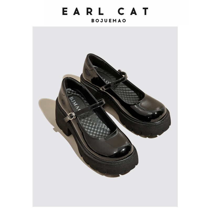 单鞋学院搭扣2023新款女真