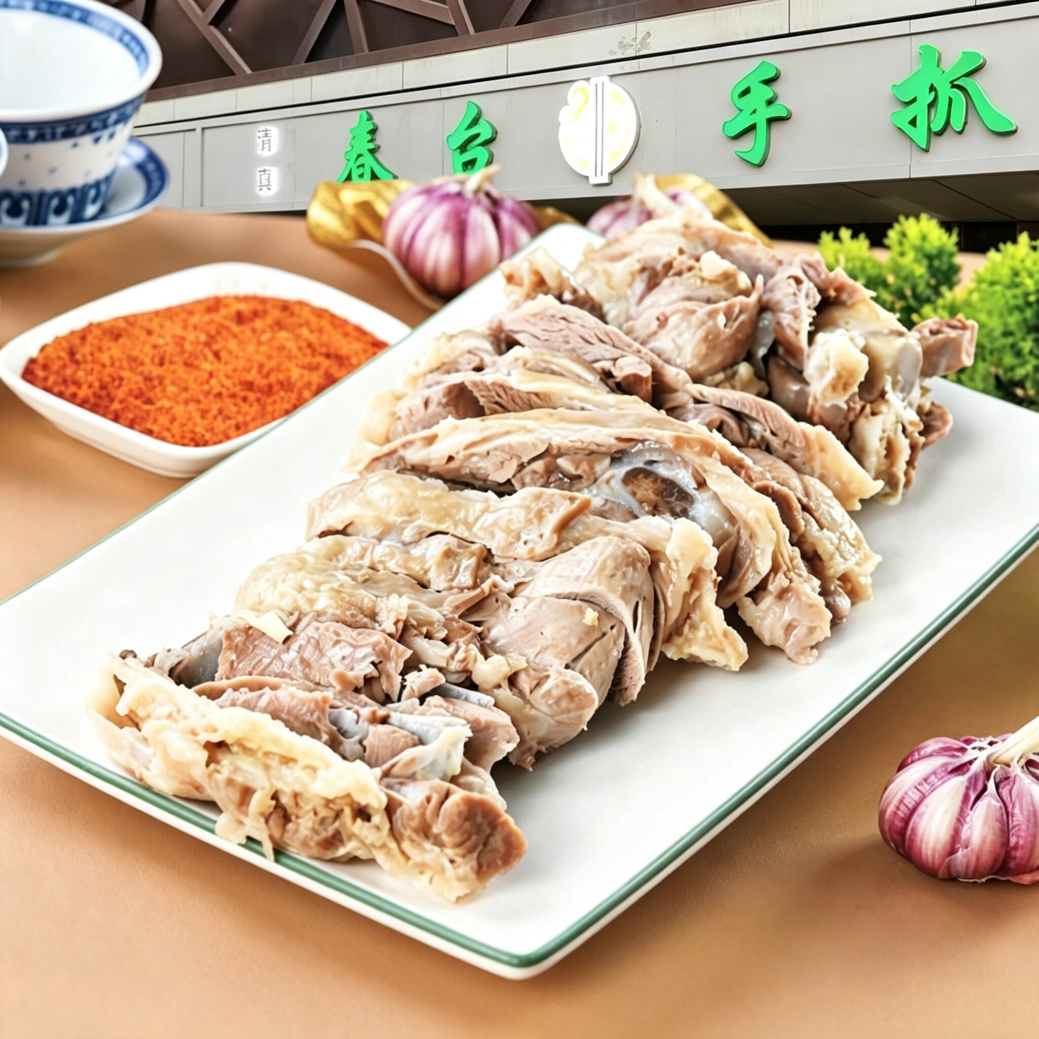 春台兰州手抓羊肉真空熟食东乡小西湖草膘羔羊肋条清真西北特产