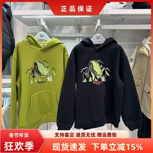 Skechers斯凯奇男童连帽套头卫衣户外宽松舒适运动上衣P425B048