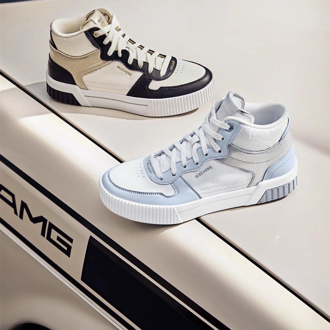 Skechers斯凯奇新款女士中帮舒适柔软轻弹运动风绑带板鞋185105,运动鞋new,运动休闲鞋,淘宝优惠券,粉丝福利购,淘宝优惠卷