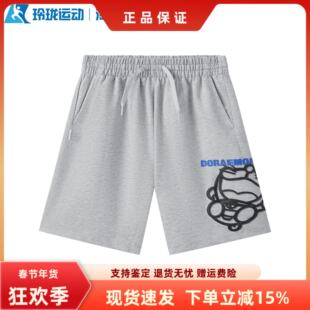 L325B049 休闲针织短裤 Skechers斯凯奇新款 男童哆啦A梦限定款