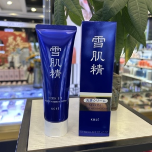 雪肌精洗颜霜净透绵密泡沫洗面奶