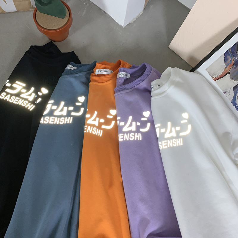 备货足21春秋反光美少女卫衣222-1W10P55控68,男装卫衣,星座809A(原222-1)