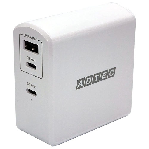 105W 原装ADTEC日本快充3口GaN USB充电器 PD3.0快充+QC3.0快充