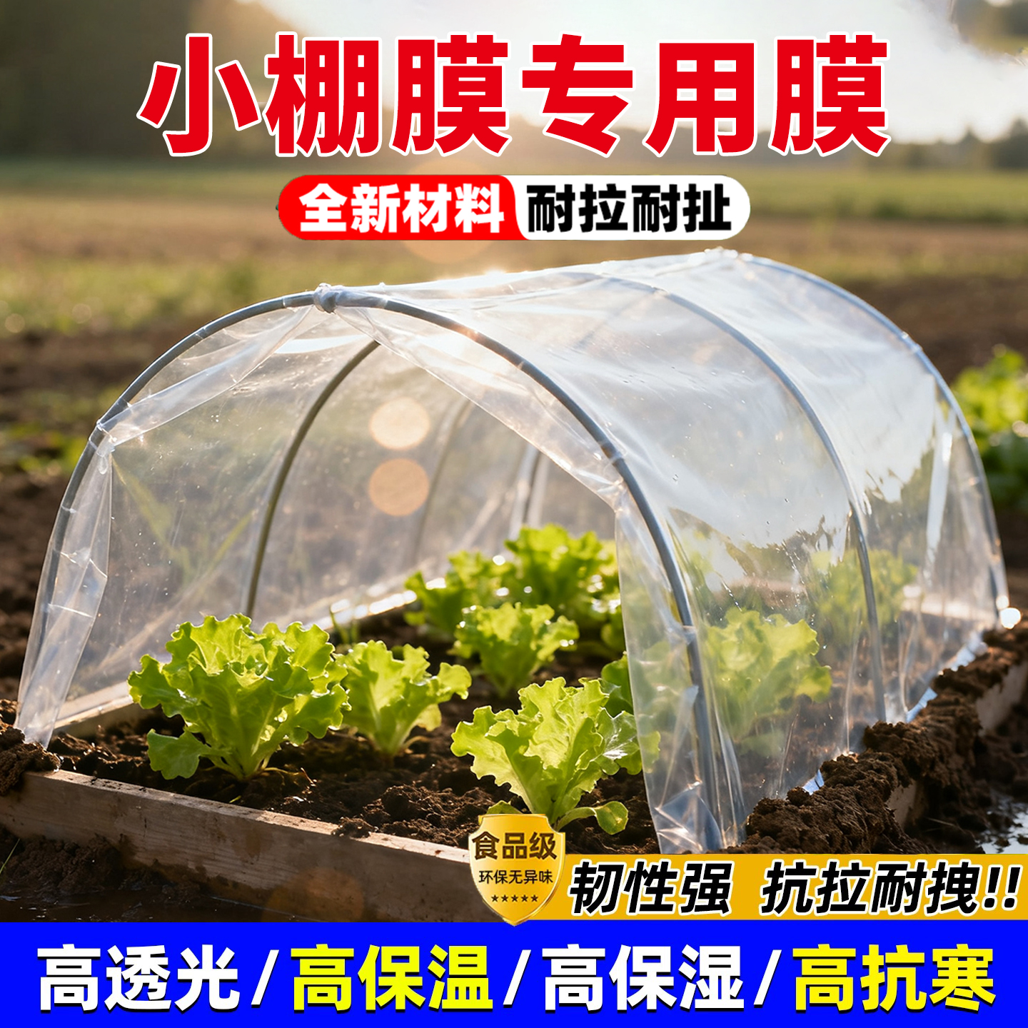 小拱棚保温膜加厚透明塑料膜