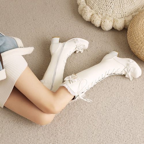 原创洛丽塔lolita萝莉软妹高筒靴