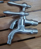 304不锈钢特色把手单冷洗衣机水龙头拖把池水嘴家用加厚阳台龙头