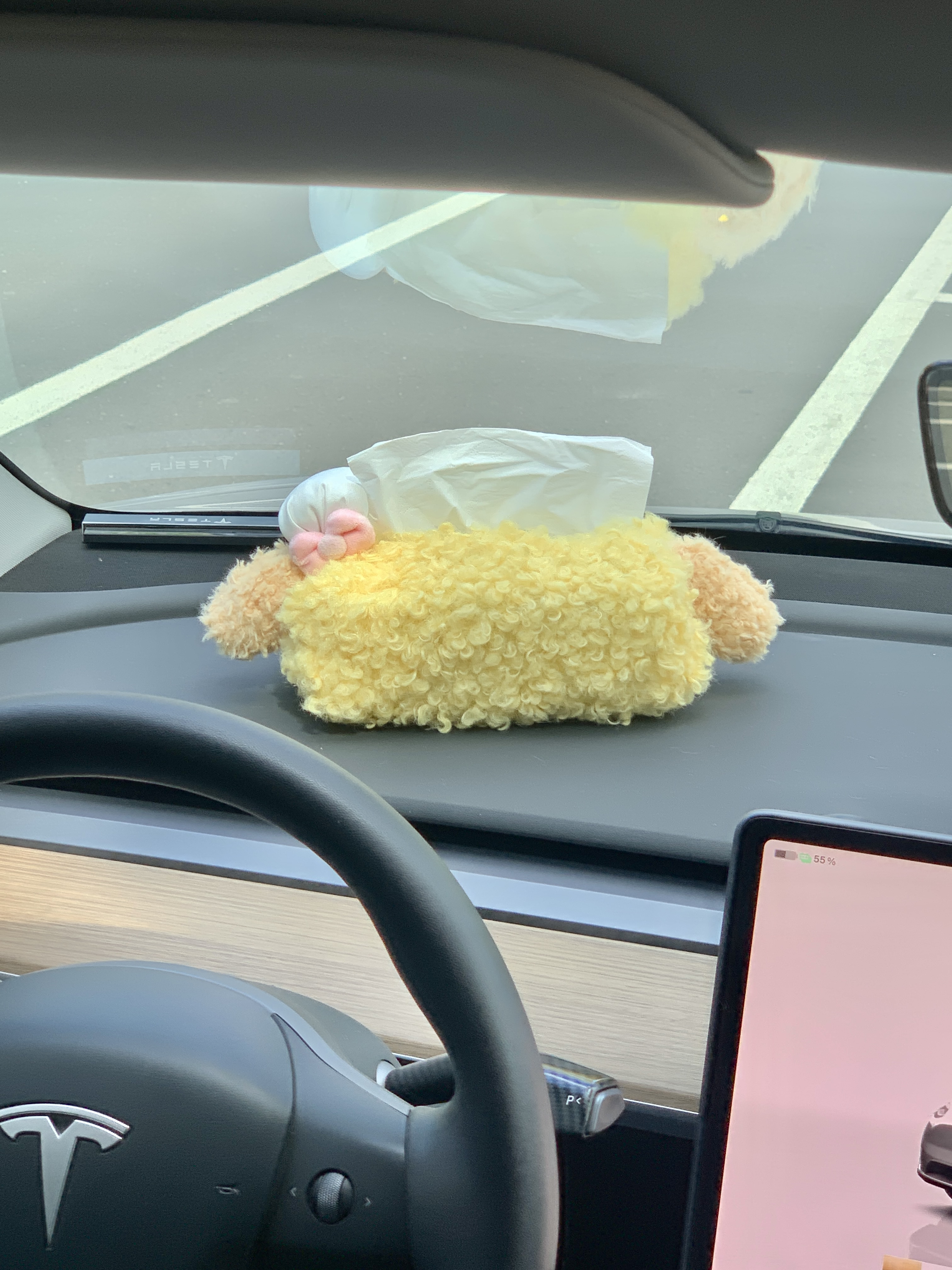 纯手作蛋卷饼饼狗纸巾盒手工厨师狗抽纸袋可爱少女心毛绒绒抽纸盒