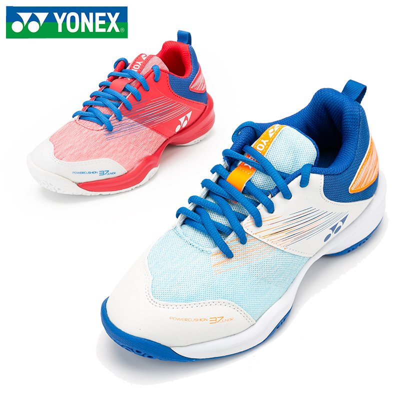 YONEX/尤尼克斯儿童羽毛球鞋男女童鞋青少年羽毛球运动防滑减震鞋