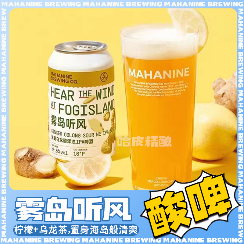 大九酿造雾岛听风酸浑浊IPA啤酒