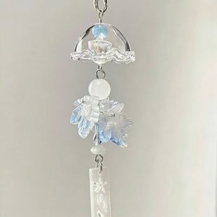 枫叶ccd风铃手机链挂件包包笔袋相机钥匙扣挂绳挂饰百搭简约礼物