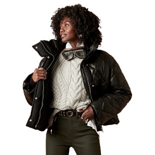 代工出口米国900刀今冬新款进口头层绵羊皮羽绒服保暖真皮皮衣女